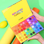 Ucanbe 54 Colors Splashy Candies Eyeshadow Palette, Highly Pigmented Matte Shimmer Soft Creamy Glitter Rainbow Bright Powder Eye Shadow Blendable Waterproof Long Lasting Makeup Pallet…