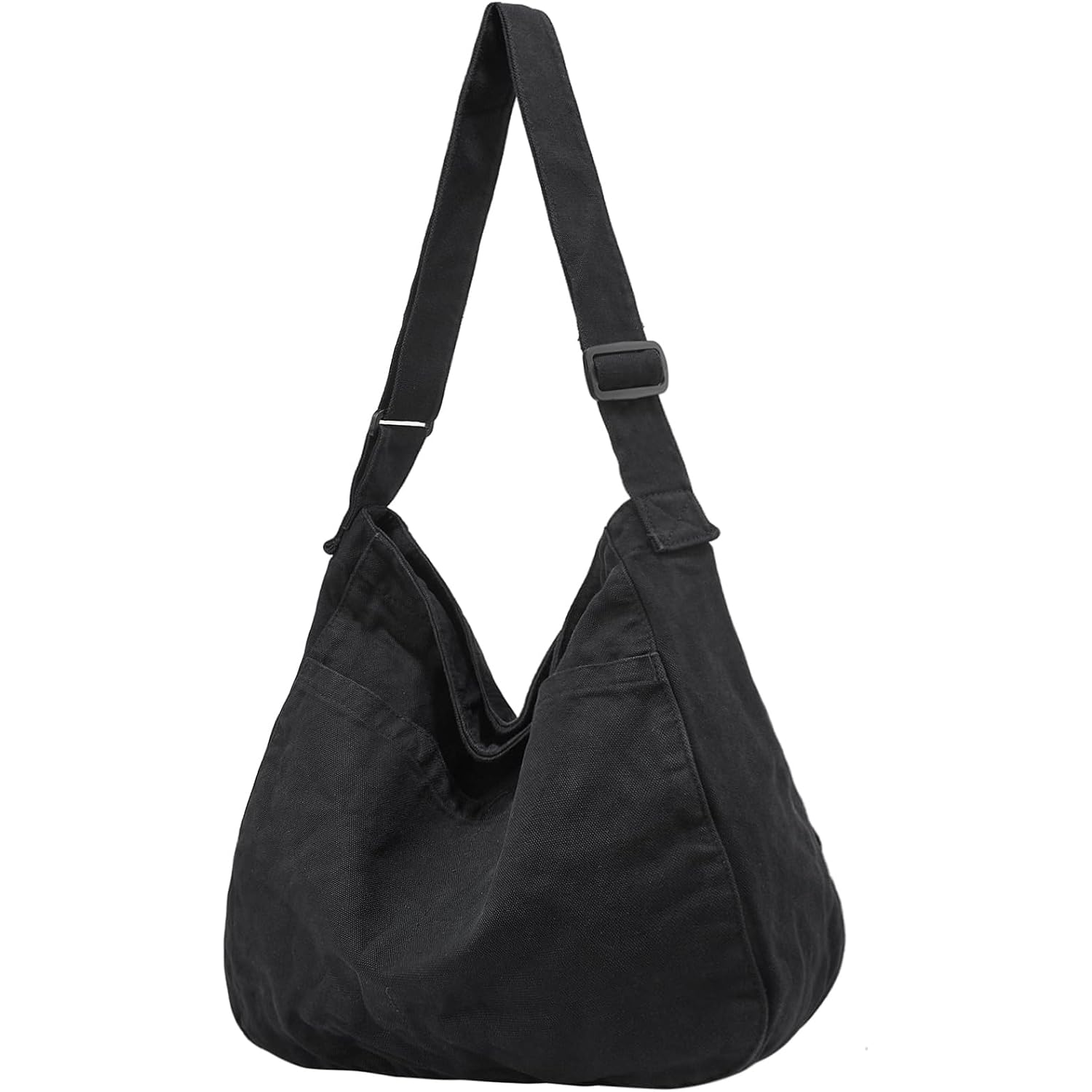 Canvas Tote Bag Casual Hobo Crossbody Shoulder Bag For Women And Men Large Purse Messenger Bag Travel Work