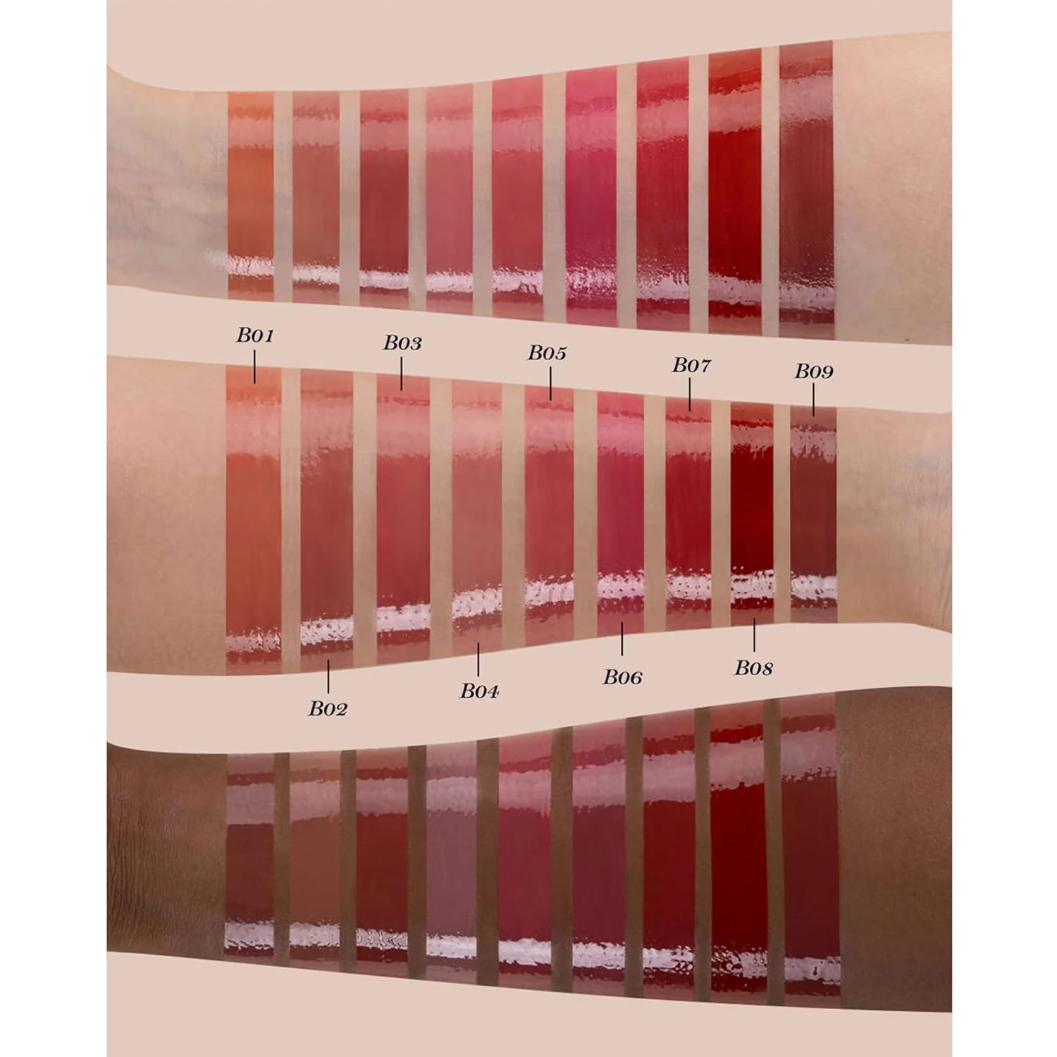 Flower Knows Swan Ballet Shine Lipstick,Hydrating Solid Lip Gloss,Moisturizing Nude peachy Tinted Lip Balm-Long Lasting Lip Gloss in Balm for Girls&Women(B02 Mary Jane)