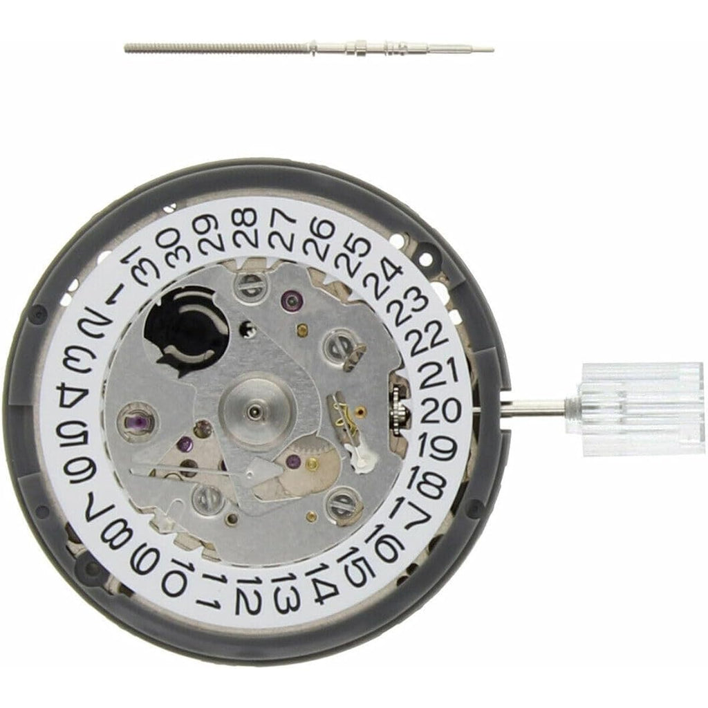 Ewatchparts Genuine Compatible With Seiko (Sii) Nh35/Nh35A Automatic Watch Movement Date @3 White Brand