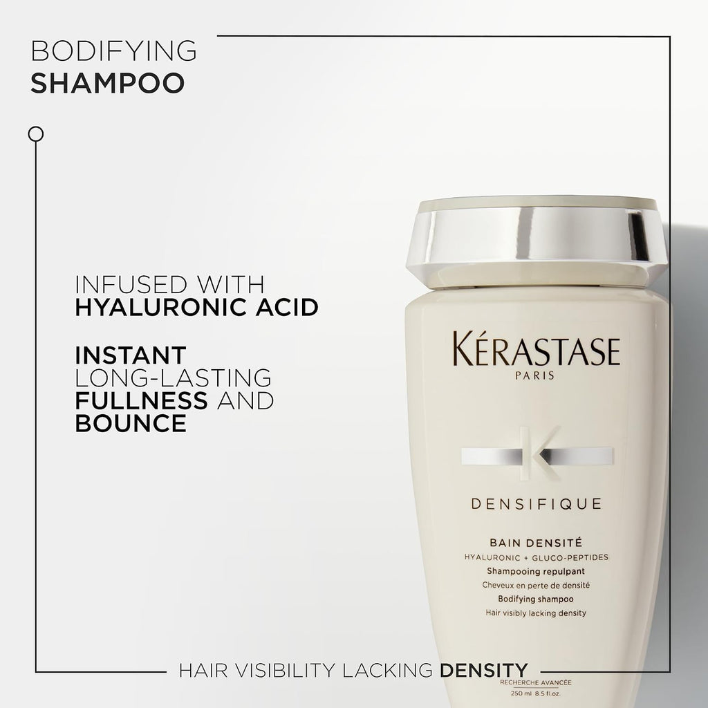 Kerastase Densifique Densité Shampoo - Thickening & Strengthening Shampoo For Fine & Thinning Hair, Removes Build-Up, Hydrates And Adds Shine, With Hyaluronic Acid & Ceramides