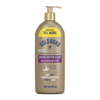 Gold Bond Cocoa Butter Glow Daily Hydrating Lotion With Cocoa Shea Butter & Coconut Oil, Exfoliating And Moisturizing Lotion For Dry Skin, 24 Oz