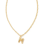 Kendra Scott Crystal Letter Short Pendant Necklace, Fashion Jewelry for Women