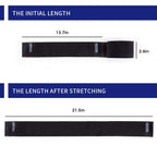 Disposable Paper Barber Neck Strips - 5 Rolls 500 Strips Black Professional Stretchy Paper Neck Band for Salon Haircut Styling