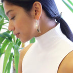 14K Gold Plated Bar Earrings for Women - Long Thread Dangle Earrings - Threader Drop Earrings - Hypoallergenic and Safe for Sensitive Ears