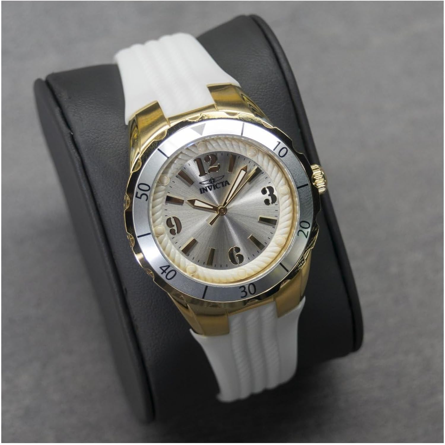 Invicta Angel White Dial White Polyurethane Ladies Watch 17484 17484