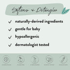 The Honest Company Conditioning Hair Detangler, Leave-In Conditioner and Fortifying Spray, Tear Free, Cruelty-Free, Hypoallergenic, Lavender Calm, 4 Fl Oz