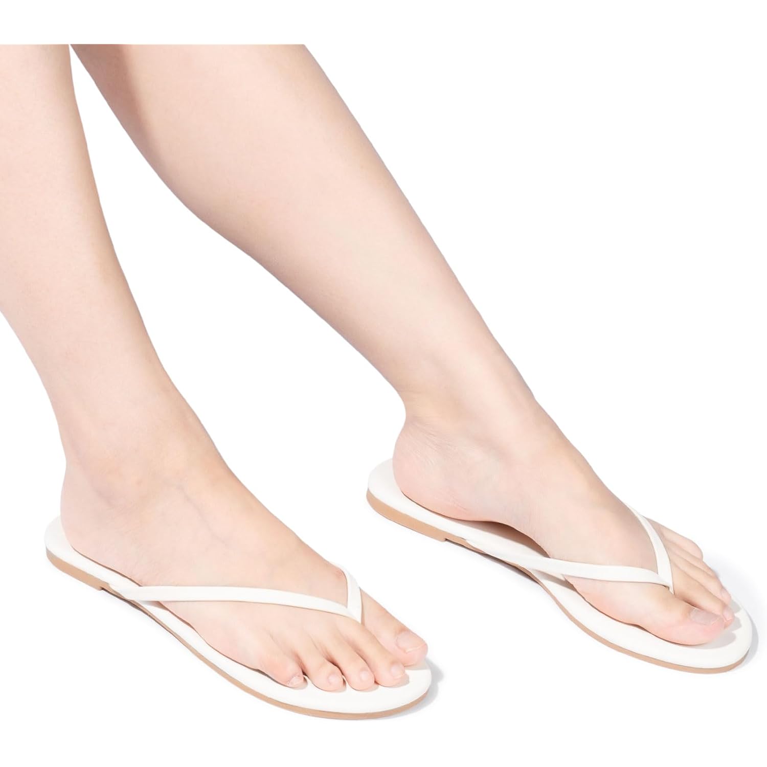 Fitory Women’S Flip Flops, Fashion Casual Thong Walking Slide With Vegan Leather, Comfortable Summer Beach Flat Sandals For 2026 Indoor And Outdoor Size 6-11