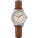 Pindows Minimalist Watches For Women, Gold-Tone Case With Black Leather Strap, Fashionable, Everyday Elegant Quartz Analog Dress Watch