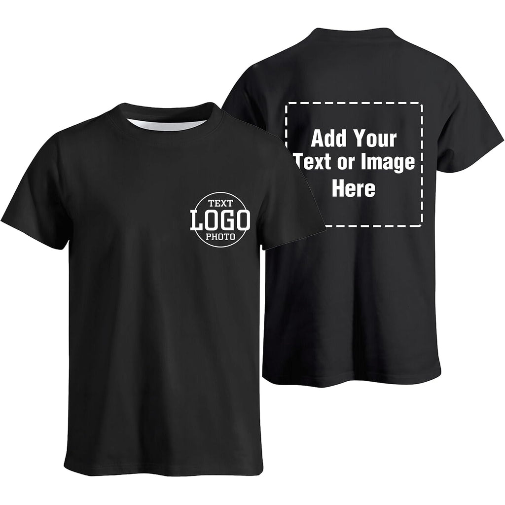 Custom T Shirts Bulk Design Your Own Tee With Logo Image Text Personalized T Shirts