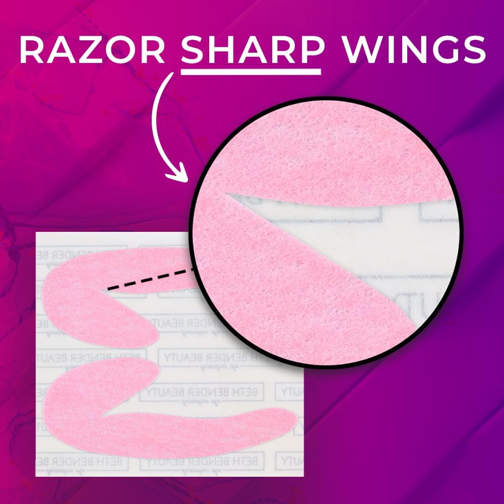 Eyeliner Stencils | Cat Eyeliner Stencil & Winged Eyeliner Tool | Made In Usa & Created By Celebrity Makeup Artist | Reusable And Flexible Eyeliner Tape & Eyeshadow Tape (Pack Of 1)