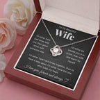 Birthday Gifts for Wife from Husband | Soulmate Necklace with Heartfelt Message Card & Box | Anniversary, Birthday, Christmas or Valentine’s Day Gift for Girlfriend, Fiancée