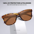 MEETSUN Polarized Sunglasses for Women Men Trendy Classic Retro Designer Style Fashion UV400 Protection 3 PACK 3 Pack Black + Light Brown + Tortoiseshell