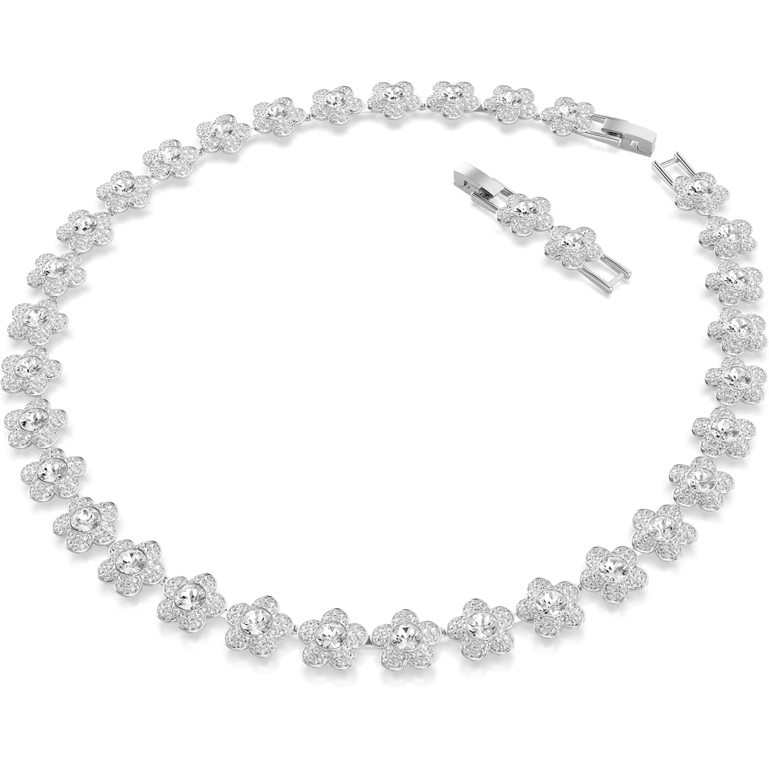 Swarovski x Ariana Grande Jewelry Collection: Necklace, Bracelet, Choker, Earrings, Crystals, Crystal Pearls, Rhodium Finish