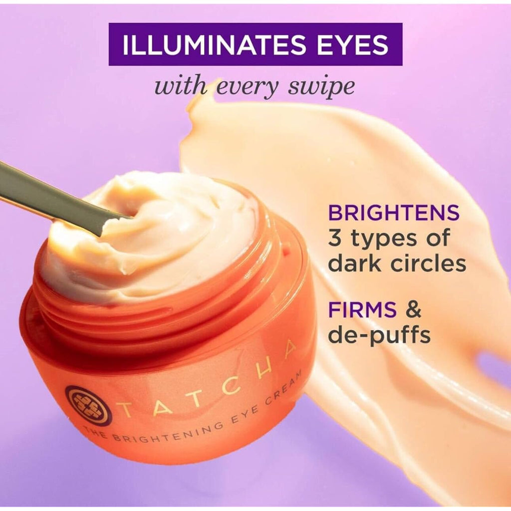 Tatcha The Brightening Eye Cream | Brightening & Dark Circle Reduction With Vitamin C For Bight, Firm Undereyes, 15 Ml / 0.5 Fl. Oz.