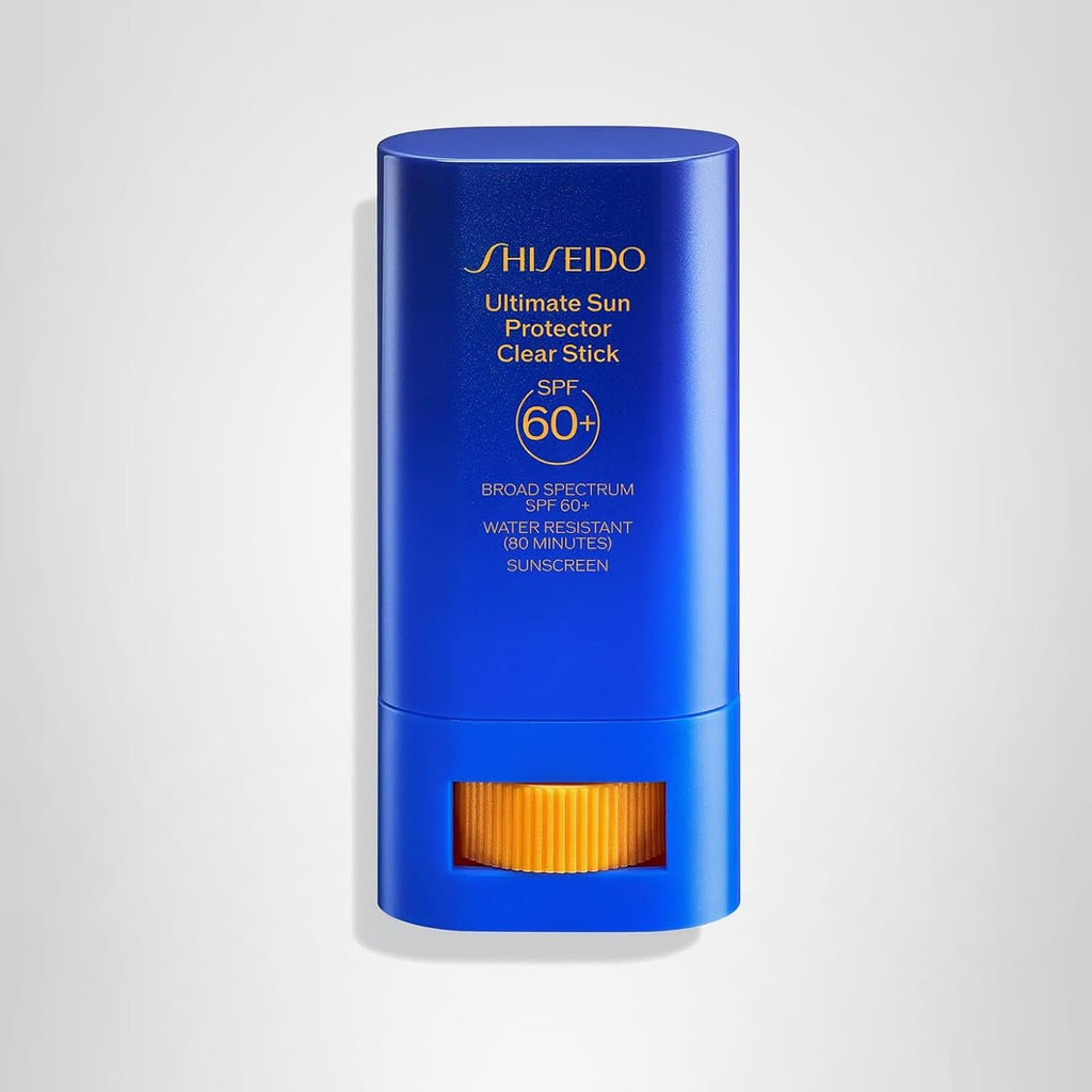 Shiseido Clear Sunscreen Stick - Invisible Broad-Spectrum Face Sunscreen - Wear Under & Over Makeup - Lightweight Formula - All Skin Types
