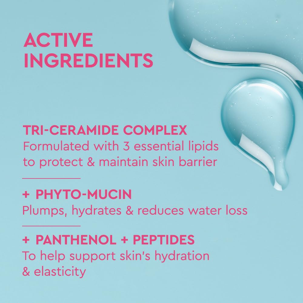 Byoma Phyto-Mucin Glow Serum - Mucin Face Serum For Glass Skin - Plumps, Primes + Hydrates - Flawless Primer And Makeup Base - Strengthens Skin Barrier - 1.35 Fl.Oz