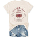 Rock Band T-Shirts for Women Vintage Rock and Roll Country Music Shirt Funny Concert Outfit Short Sleeve Vacation Tops Beige-10