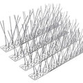 Pangch Bird Spikes,Stainless Steel Bird Spikes Metal Bird Spikes Fence Spikes Easy To Install - 5 Strips 4.1 Feet Coverage