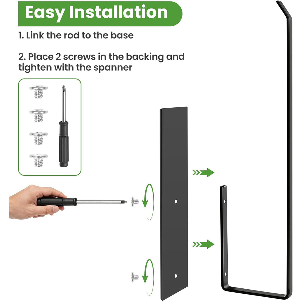 Paper Towel Holder, Magnetic Paper Towel Holder For Fridge, Toilet Paper Roll Holder Magnet Towel Rack Wall Mount Fridge Organizer For Paper Towels Rolls Bathroom Pantry Rv Kitchen Storage