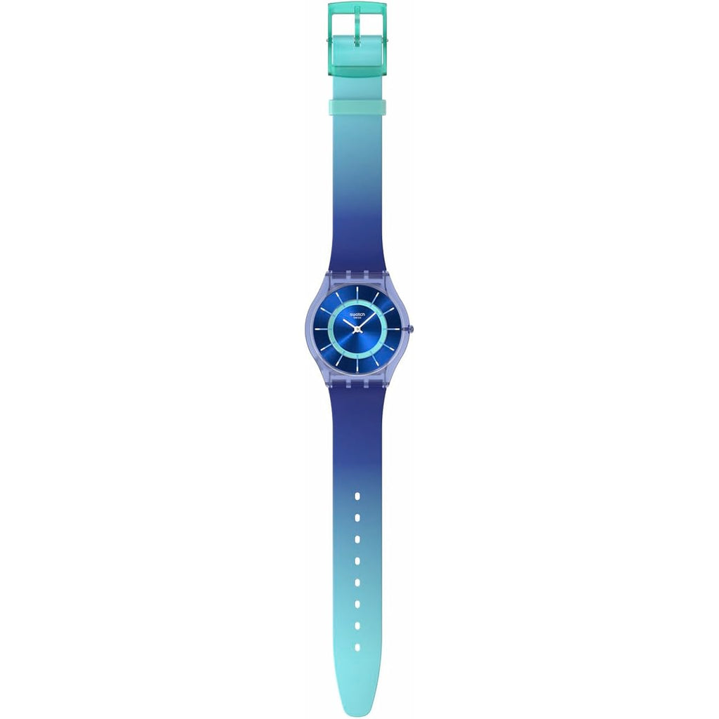 Swatch Skin Classic Biosourced Unisex Watch Casual Polymer Blue Quartz Waterproof Jammy Grape Dream