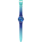 Swatch Skin Classic Biosourced Unisex Watch Casual Polymer Blue Quartz Waterproof Jammy Grape Dream