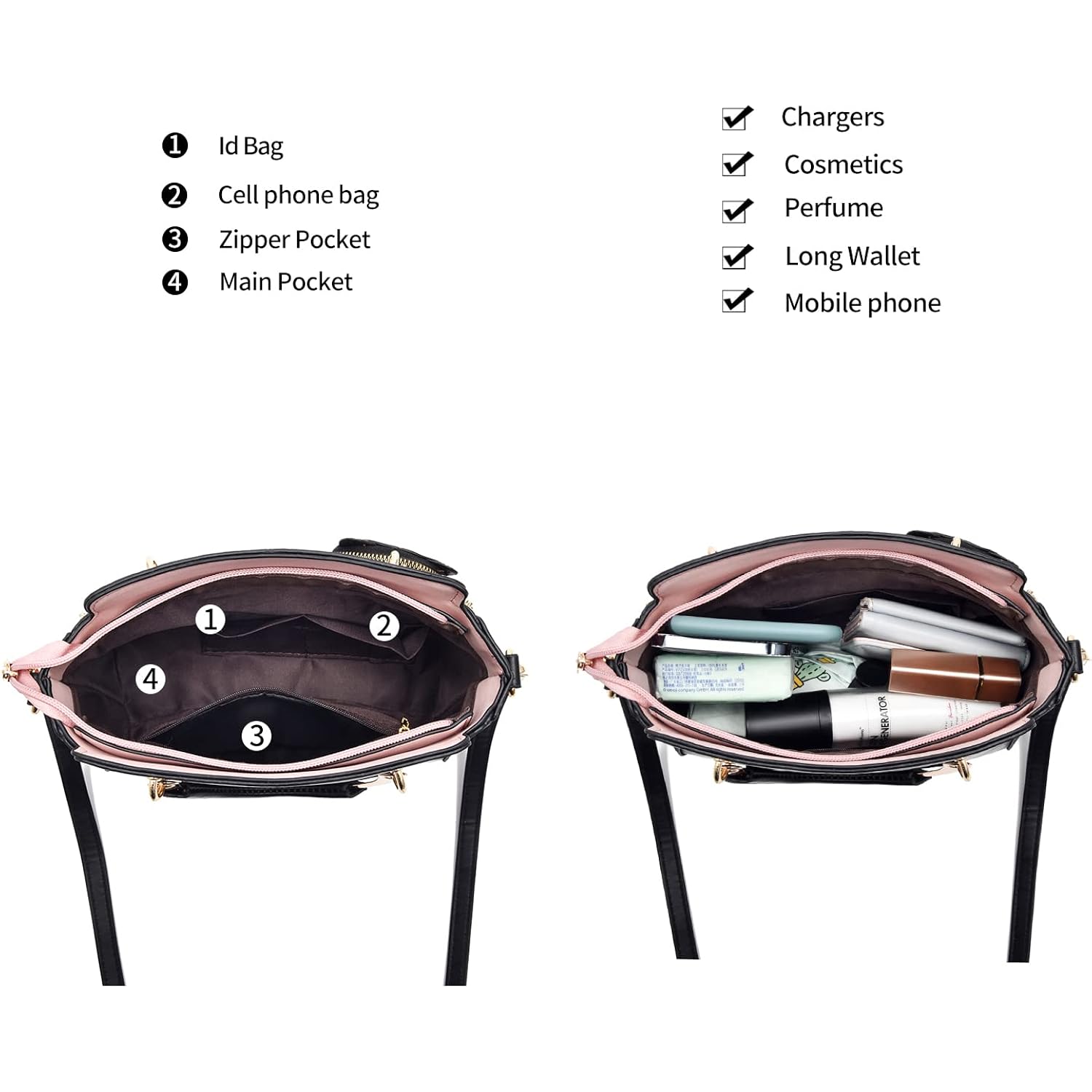 Xiaoyu Fashion Purses and Handbags for Women Ladies Crossbody Bags Top Handle Satchel Shoulder Bags Small Totes