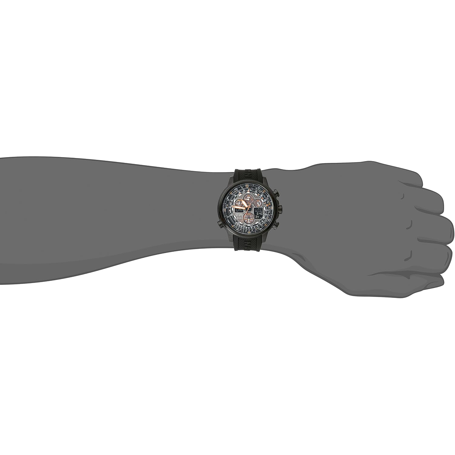 Citizen Men'S Promaster Navihawk A-T Eco-Drive Pilot Watch, Atomic Timekeeping, Chronograph