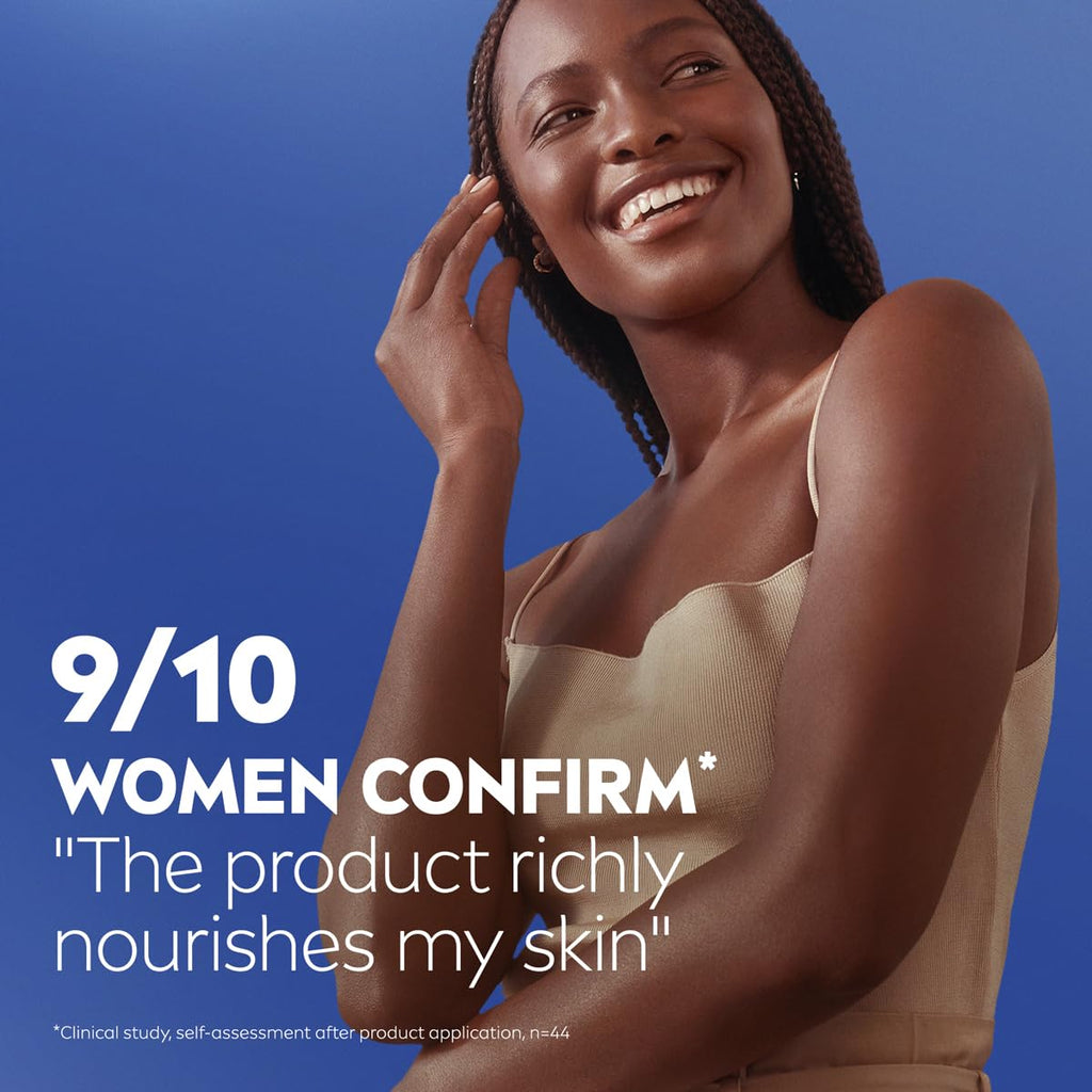 Nivea Essentially Enriched Body Lotion For Very Dry Skin With Hyaluronic Acid, Almond Oil And Deep Nourishing Serum, 72-Hour Body Moisturizer, 33.8 Fl Oz Value Size Pump Bottle