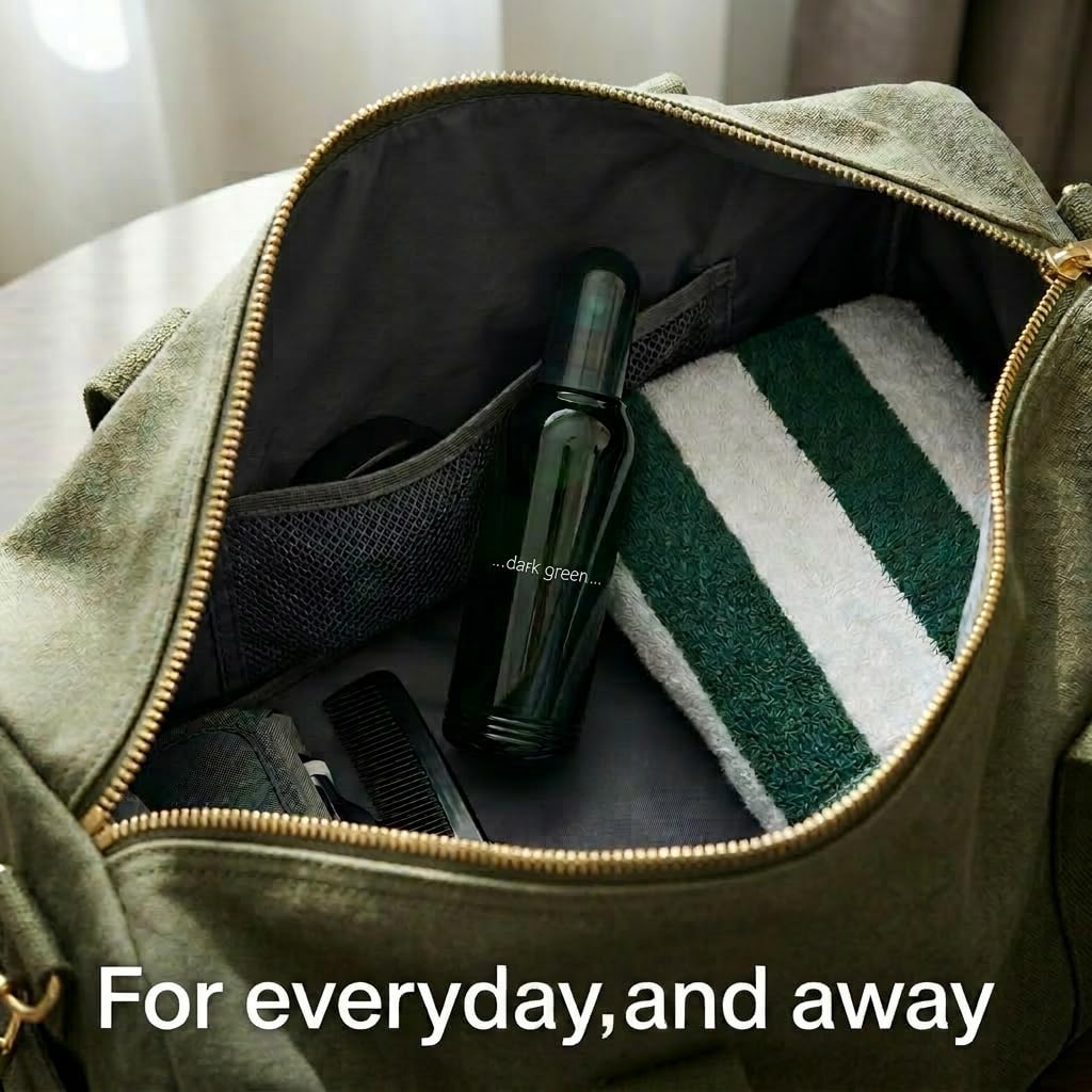 Colour Me Dark Green - Eau De Parfum Aftershave For Men - Patchouli, Sandalwood & Musk Fragrance - Fresh, Invigorating - For Long-Lasting, Everyday Wear - Gift For Him (100Ml)