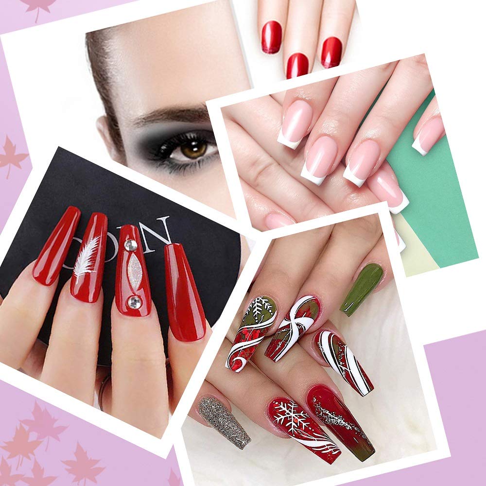150 Pcs Clear Nail Swatch Sticks with Ring, Fan Shape Nail Art Polish Display Tips, False Nail Sample Sticks, Nail Practice Color Display, Transparent Polish Board for Nails