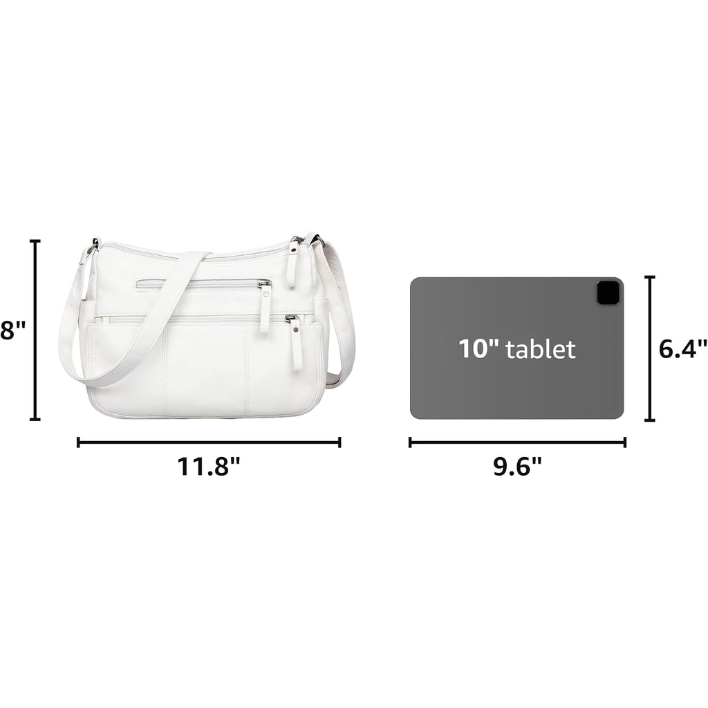 Volganik Rock Purses For Women Soft Pu Leather Shoulder Bag Ladies Crossbody Purse And Handbags Lightweight Pocketbook