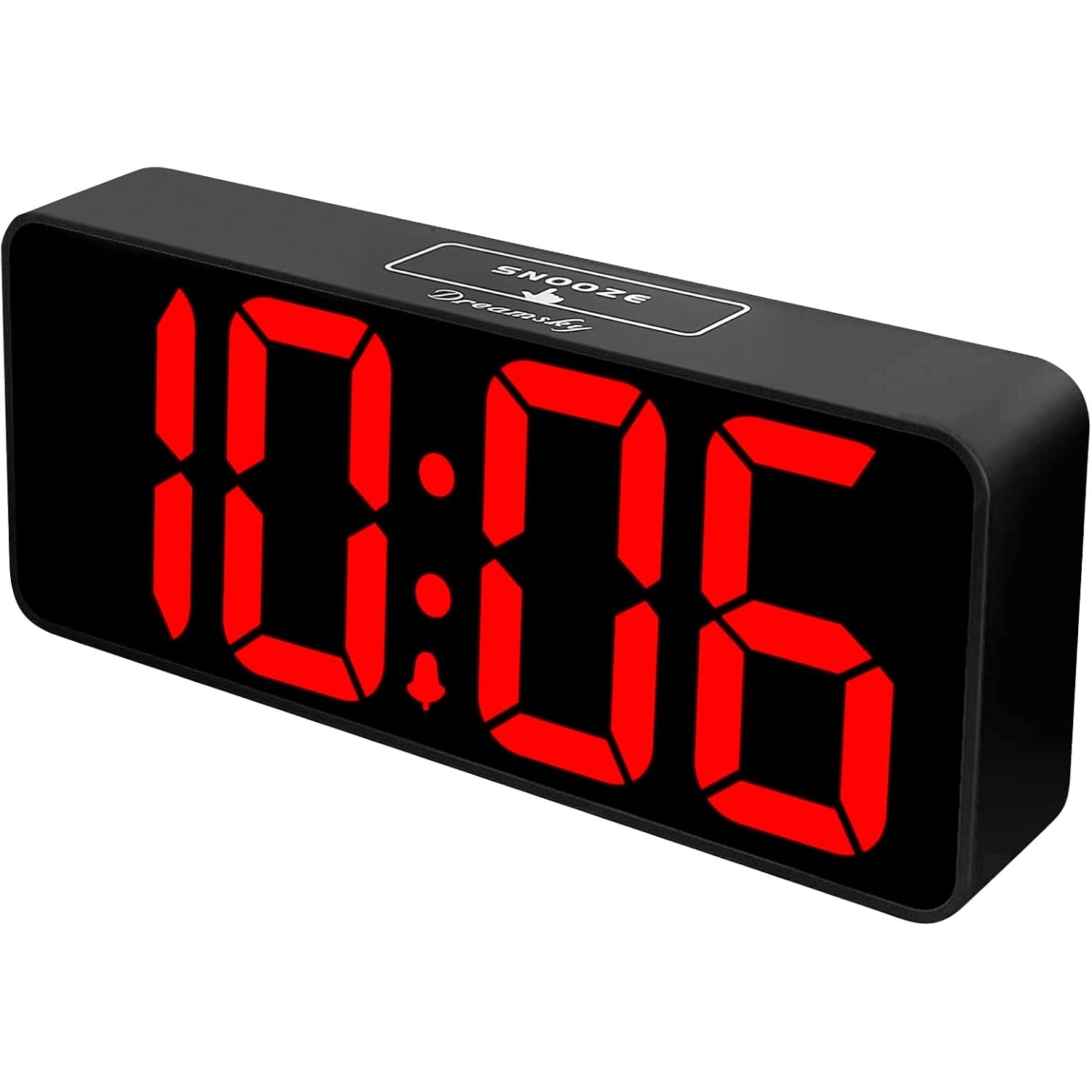 Dreamsky Large Digital Alarm Clock Big Numbers For Seniors & Visually Impaired, 9 Inches Electric Clocks For Bedroom, Jumbo Display Fully Dimmable Brightness, Usb Ports, Adjustable Alarm Volume