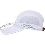 Bassdash Folding Fishing Baseball Cap Upf 50+ Water Resistant Outdoor Portable Brim Hats For Women Men Hiking Adjustable