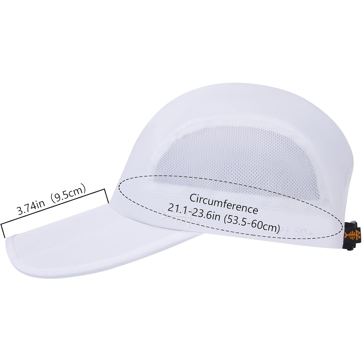 Bassdash Folding Fishing Baseball Cap Upf 50+ Water Resistant Outdoor Portable Brim Hats For Women Men Hiking Adjustable