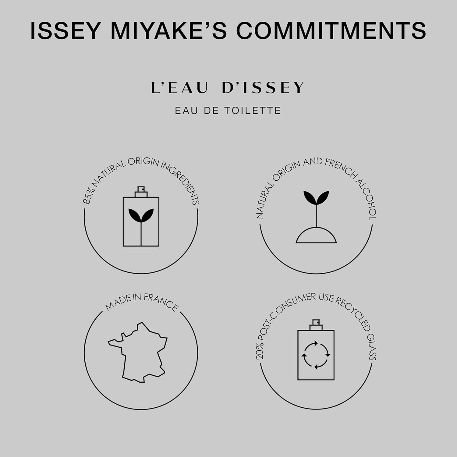 Issey Miyake L'Eau d'Issey Eau de Toilette - Fragrance for Women - Floral & Aquatic, Inspired by the Purity of Water - With Notes of White Flowers, Lotus Rose Accord & Precious Woods Accord