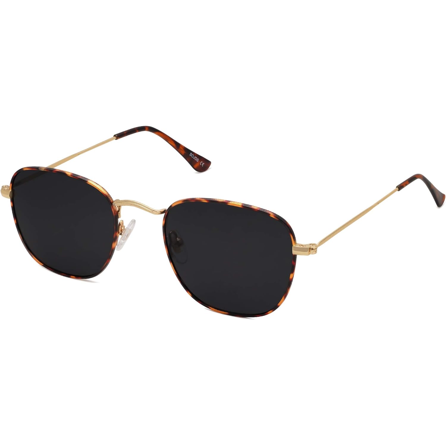 SOJOS Square Polarized Sunglasses for Men Women Classic Vintage Retro Style SJ1143