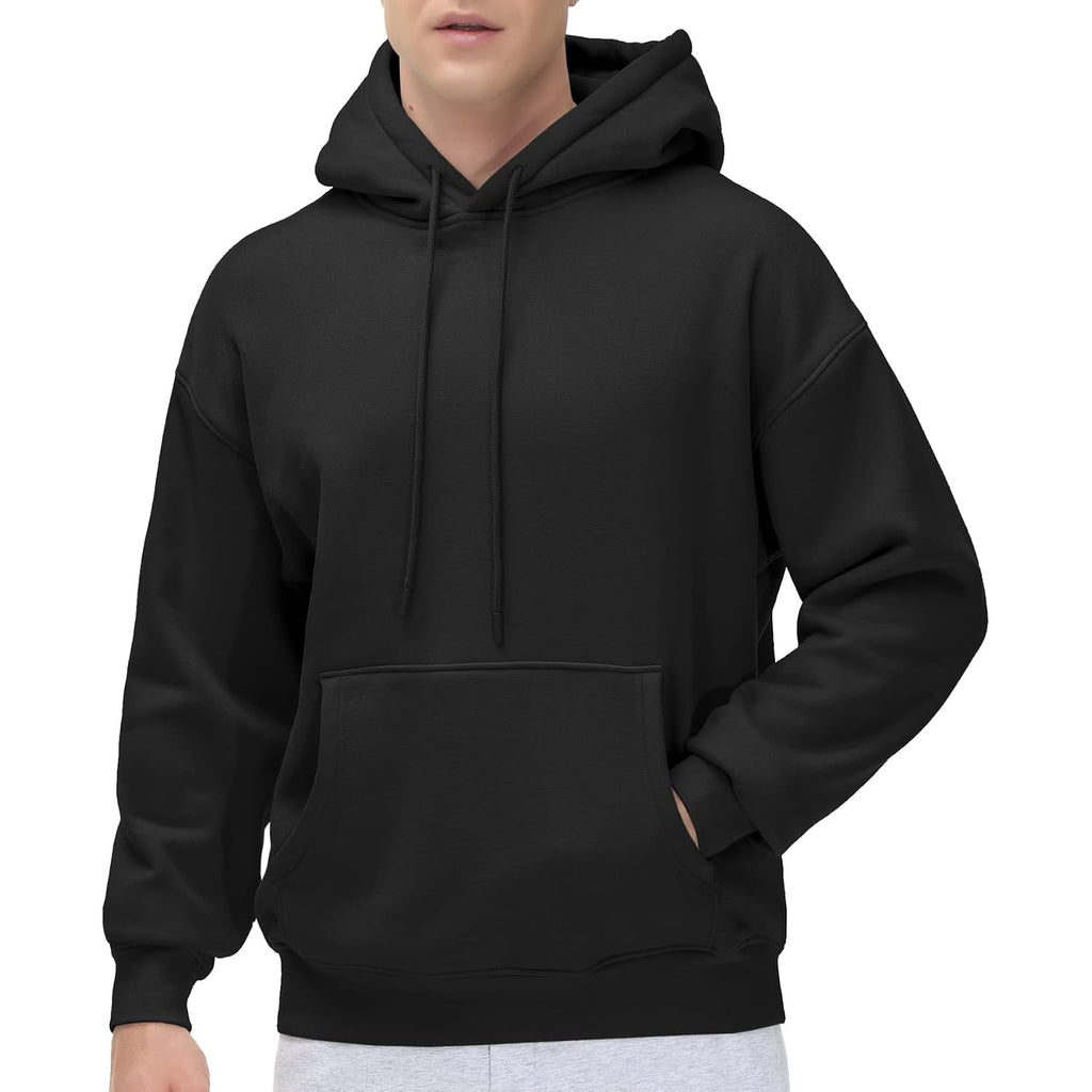 The Gym People Men'S Fleece Pullover Hoodie Loose Fit Hooded Sweatshirt | Warm Plush Lining, Hooded Sweatshirt With Pockets, Soft Fabric, Pullover Hoodie For Work, Travel