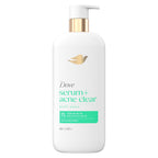 Dove Serum Body Wash Acne Clear With Salicylic Acid, 18.5 Oz I Acne Body Wash With 1% Salicylic Acid To Help Clear And Prevent Acne Breakouts