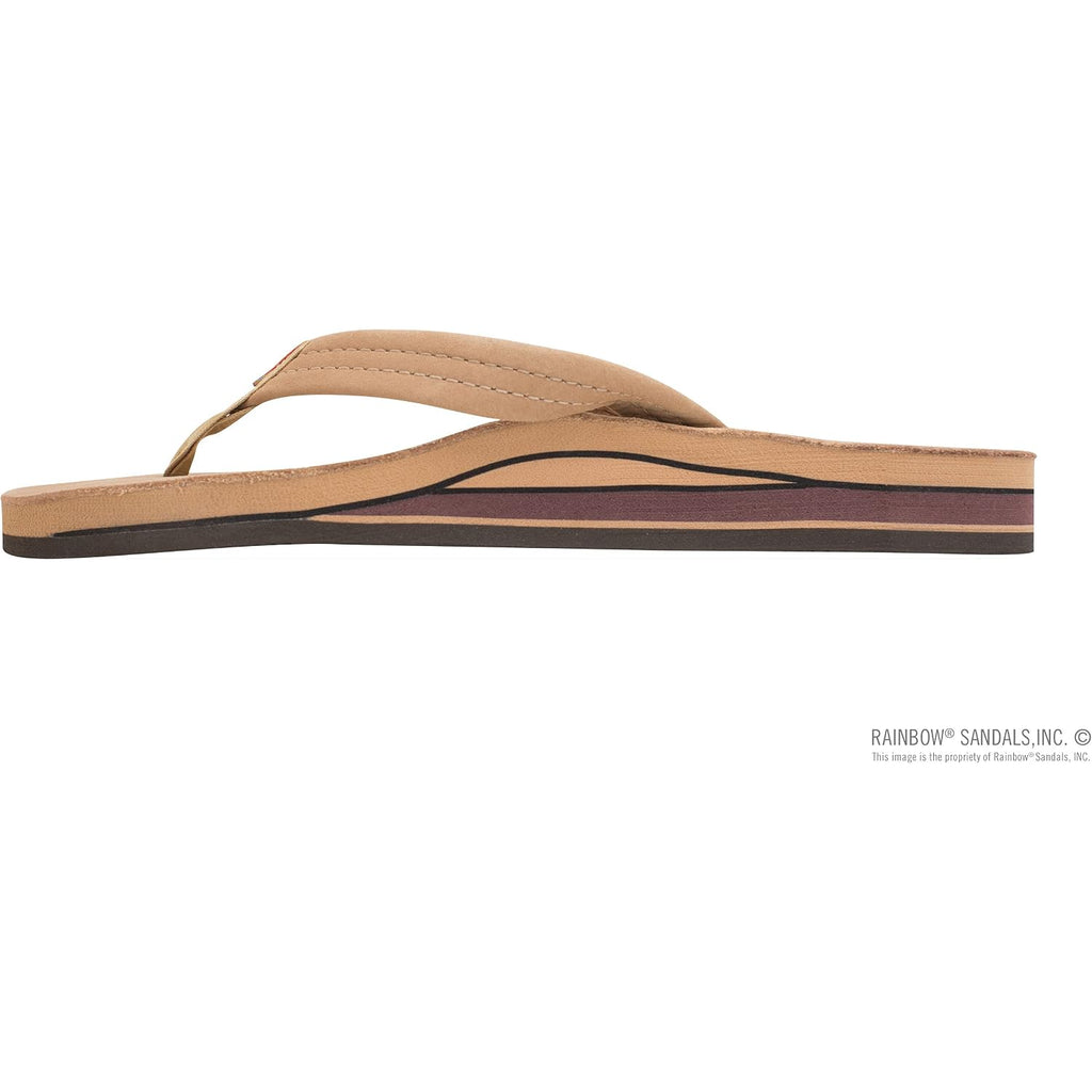 Rainbow Sandals Women'S Double Layer Leather W/ 3/4" Strap
