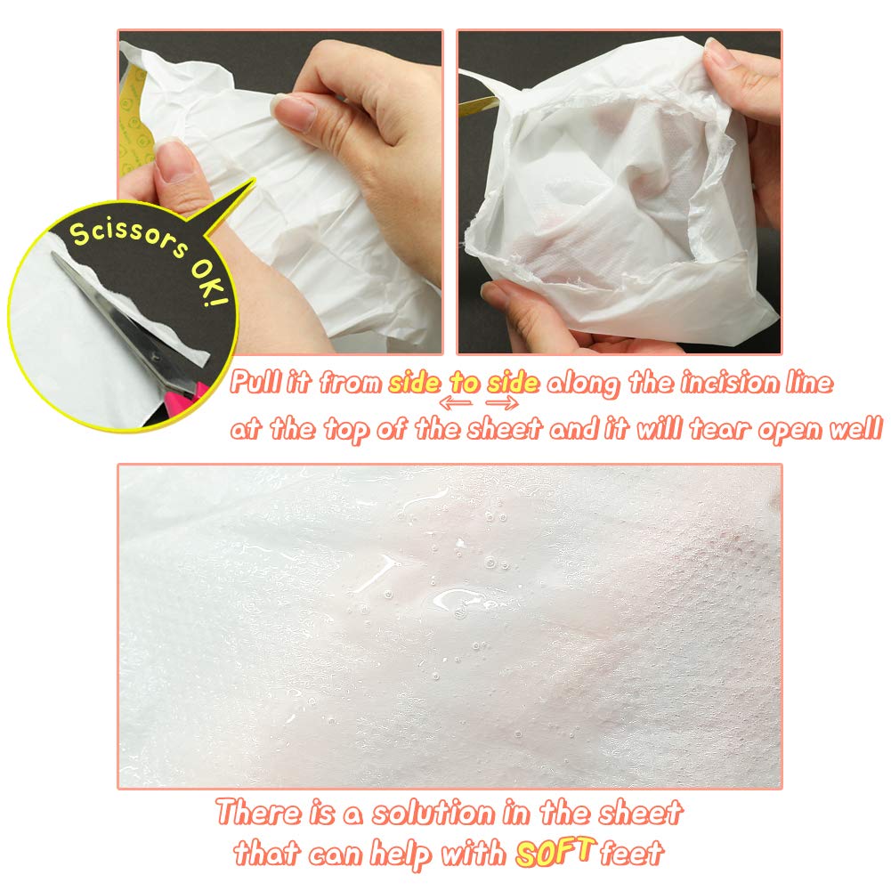Elizavecca/Foot Peel /1 Foot Pack 2 Pairs Foot Mask - Boots for Exfoliating/foot pack review/foot pack before and after