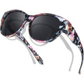 TJUTR Polarized Fit Over Sunglasses for Women, Trendy Sun Glasses Over Prescription Glasses UV400 Protection TS5779