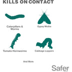 Safer Brand Caterpillar Killer Ii Concentrate Spray, 16 Fl Oz | Kills Caterpillars, Gypsy Moth Larvae, Worms & Cabbage Loopers, Organic Pest Control Spray, Outdoor Use In Plants & Gardens