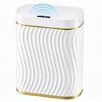 Bathroom Trash Can With Lid, 5 Gallon Automatic Touchless Garbage Can, Motion Sensor Smart Trash Bin, Slim Waterproof Waste Bin For Living Room, Bedroom, Office, Kitche