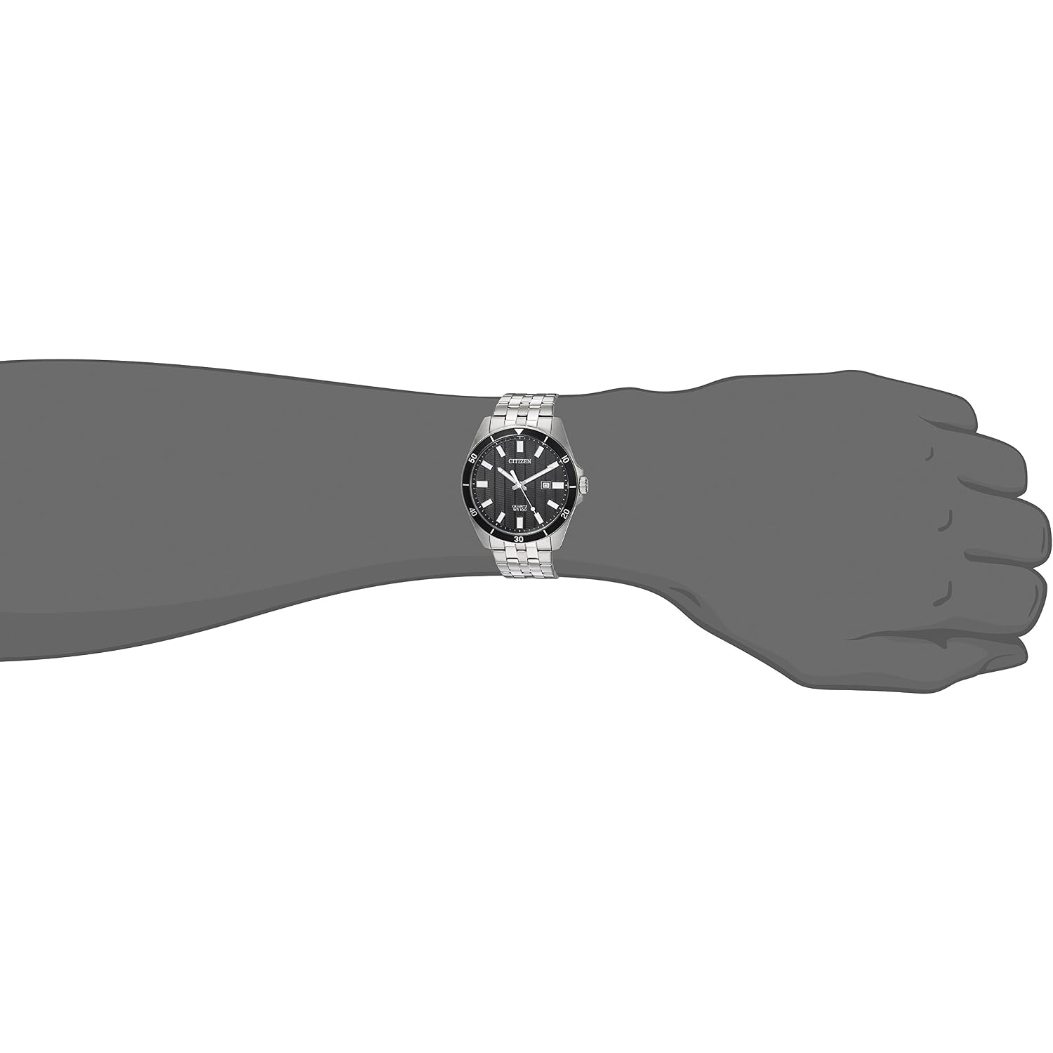 Citizen Quartz Mens Watch, Stainless Steel, Classic