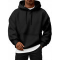 Efan Mens Oversized Hoodies Fall Sweatshirt Winter Fleece Hooded Collar Drawstring Pullover With Pockets
