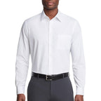 Van Heusen Mens Dress Shirt Regular Fit Poplin Solid