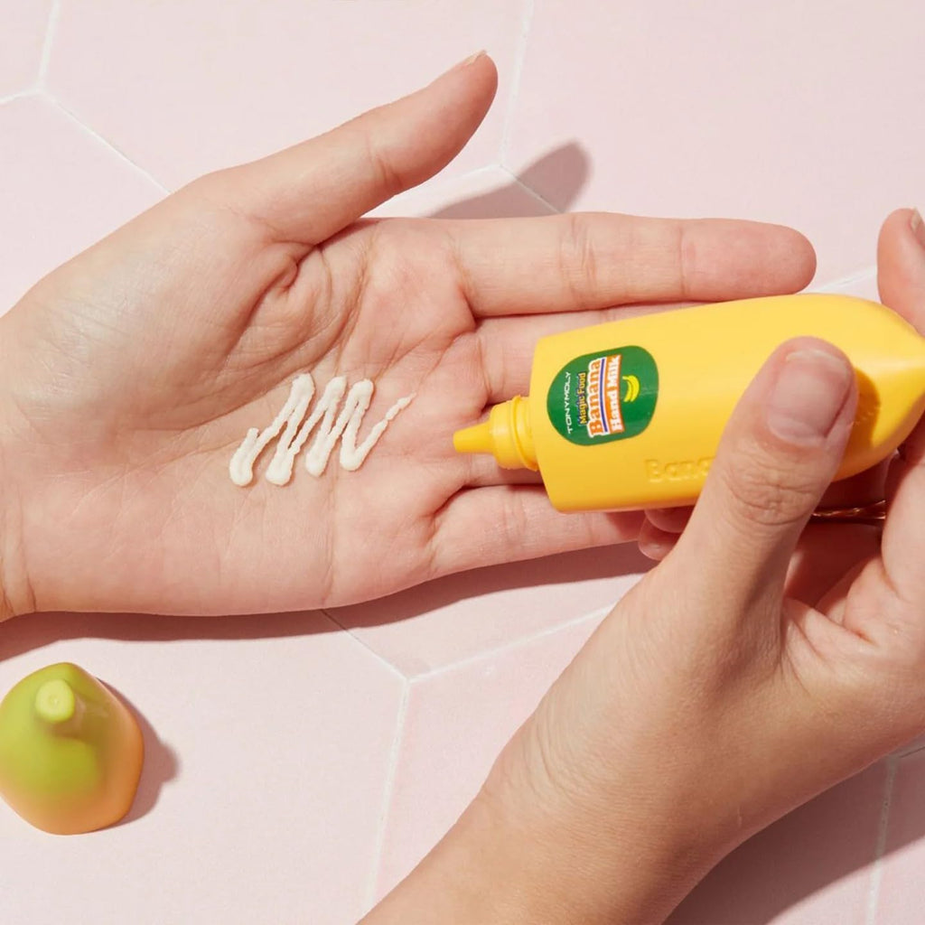 TONYMOLY Banana Hand Cream – Nourishing & Hydrating Hand Lotion with Banana Extract, Milk Protein & Shea Butter – Moisturizing Cream for Dry, Rough, Cracked Hands, 1.52 oz