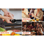 Ebaco Original Stainless Steel Salt Or Pepper Grinder - Top Spice Mill With Ceramic Blades, Brushed Stainless Steel And Adjustable Coarseness By Pepper Grinder （Single Package）