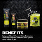GIBS Con Man Hair & Beard Pudding - Leave In Conditioner - Curl Definer - Moisturizer